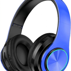 Blue Wireless Headphones