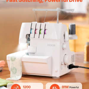 VEVOR Professional 4-Thread Overlock Serger Machine