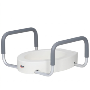 Carex Raised Toilet Seat with Handles