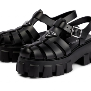 Bold Black Platform Gladiator Sandals