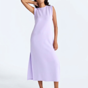 Lavender Scuba Knit Maxi Dress