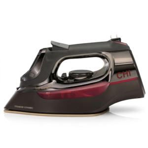 CHI Electronic Retractable Cord Steam Iron with Titanium Ceramic Soleplate