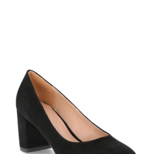 Timeless Black Block Heel Pumps